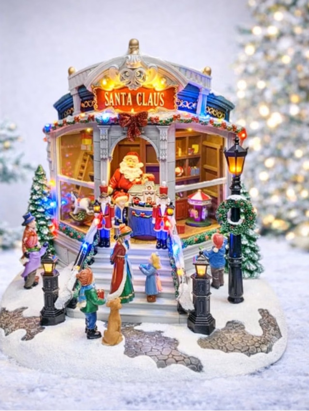 Santa's Toy Shop with Music
animated & illuminated
Large